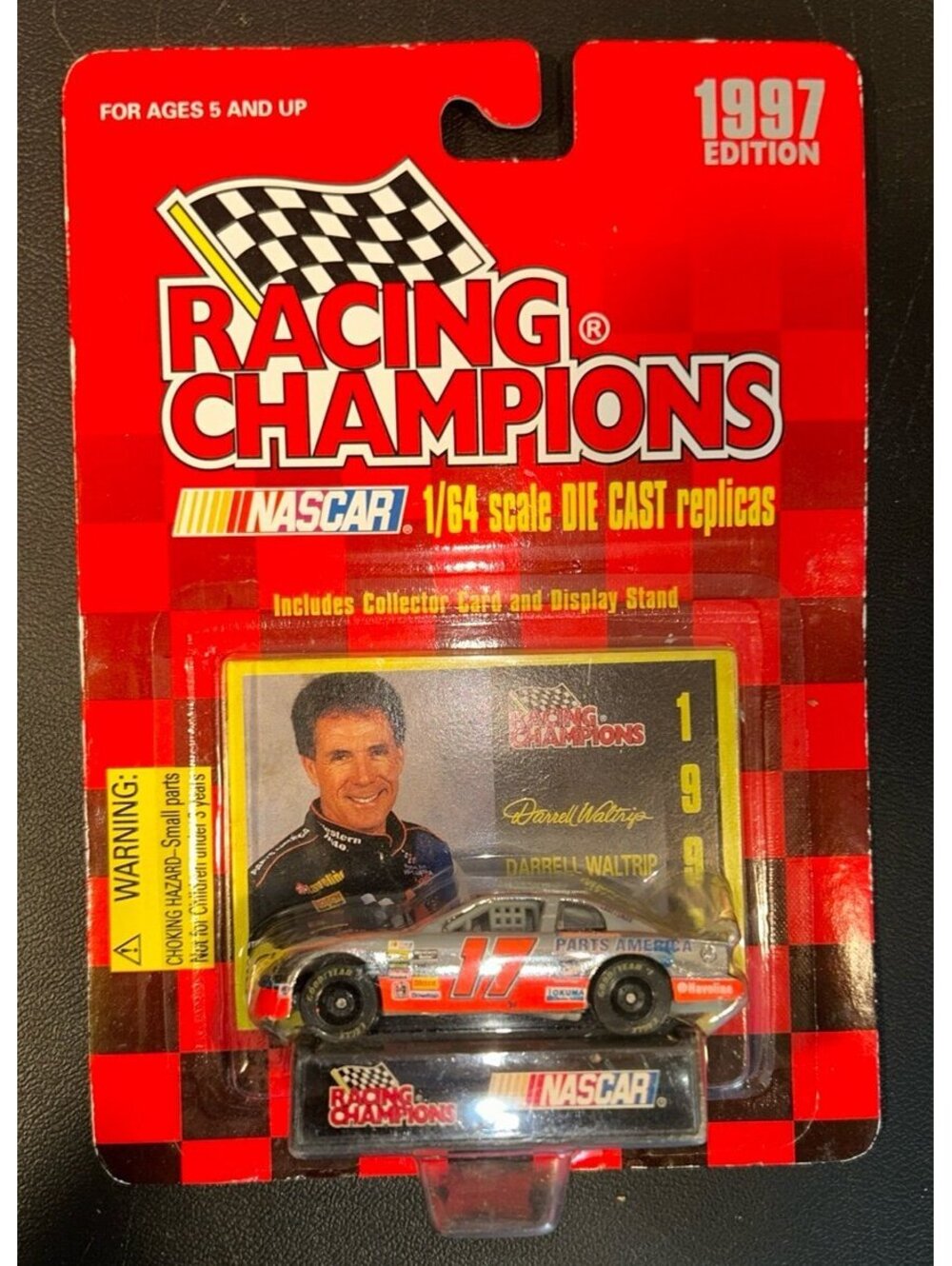 1997 Racing Champions Darrell Waltrip #17 Parts America 1:64 NASCAR Diecast NIP